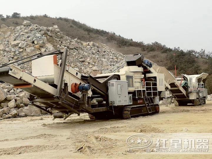 建筑垃圾破碎現場，選好設備收益更高